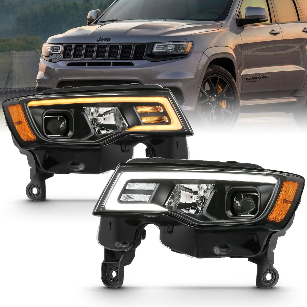 ANZO USA ZUKT_111418 Anzo ZUKT_111418 Projector Headlight Set