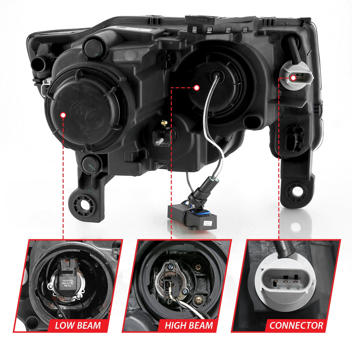 ANZO USA ZUKT_111418 Anzo ZUKT_111418 Projector Headlight Set