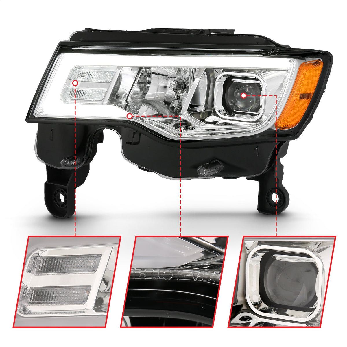 ANZO USA ZUKT_111419 Anzo ZUKT_111419 Projector Headlight Set