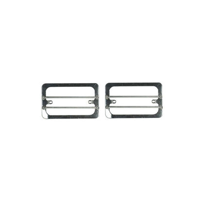 RUGGED RIDGE | 11142.02 | Front Side Marker And Park Euro Guards, Stainless, 97-06 Wrangler/Unlimited (4 P