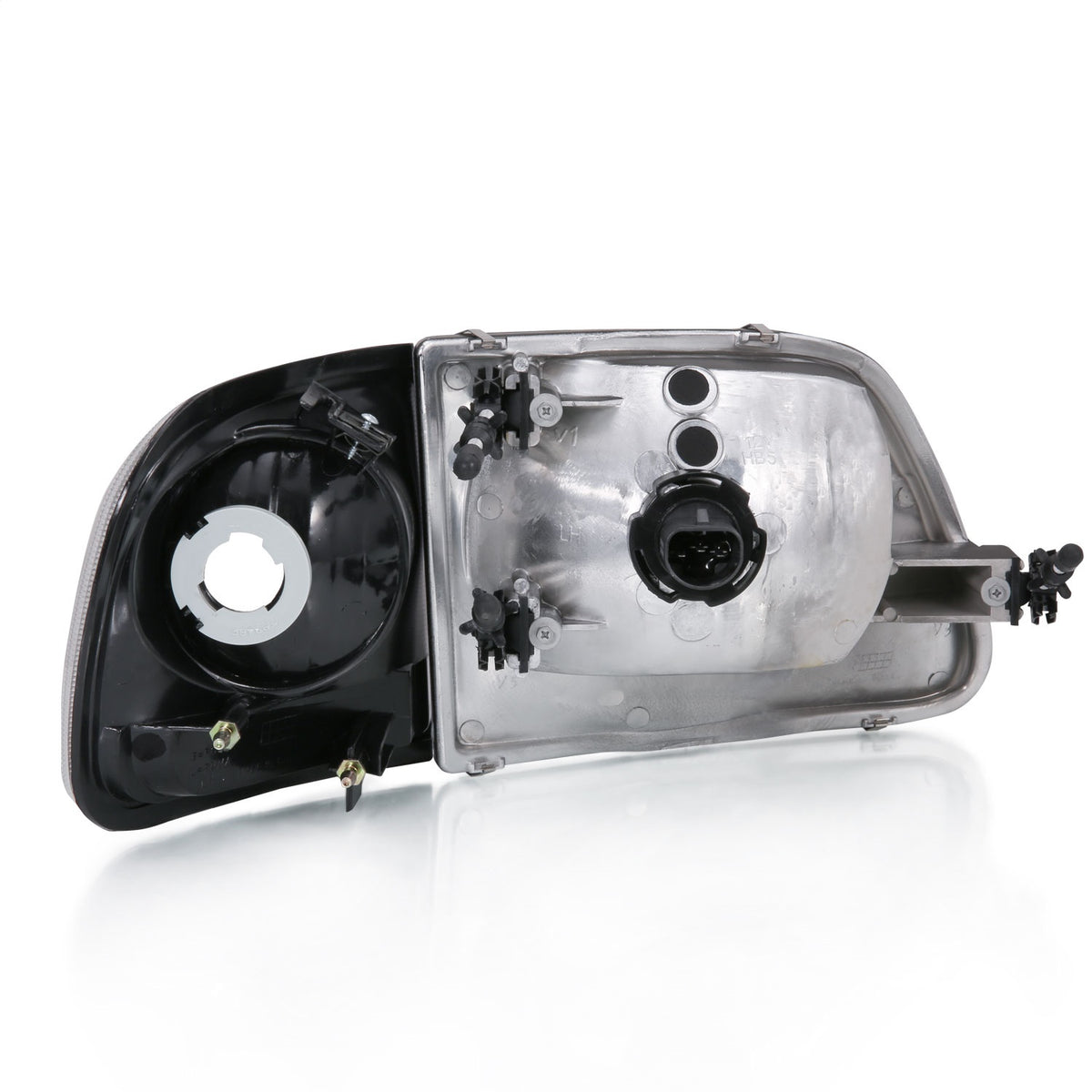 ANZO USA ZUKT_111438 Anzo ZUKT_111438 Crystal Headlight Set Clear Lens