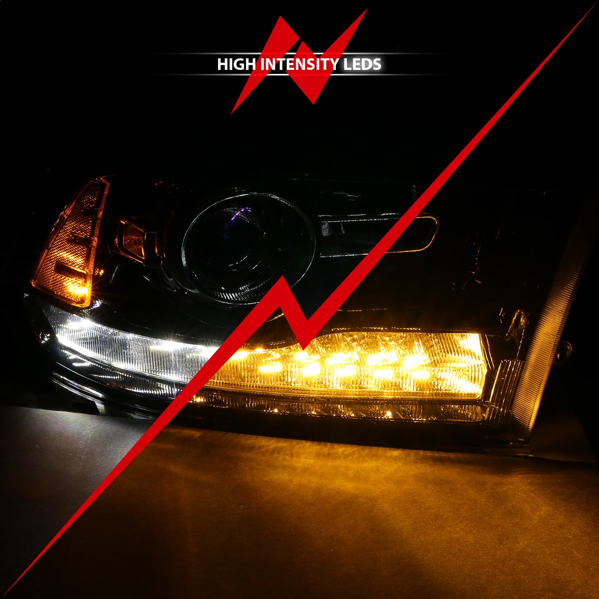ANZO USA ZUKT_111439 Anzo ZUKT_111439 Projector Headlight Set for Ram 1500 for 111439