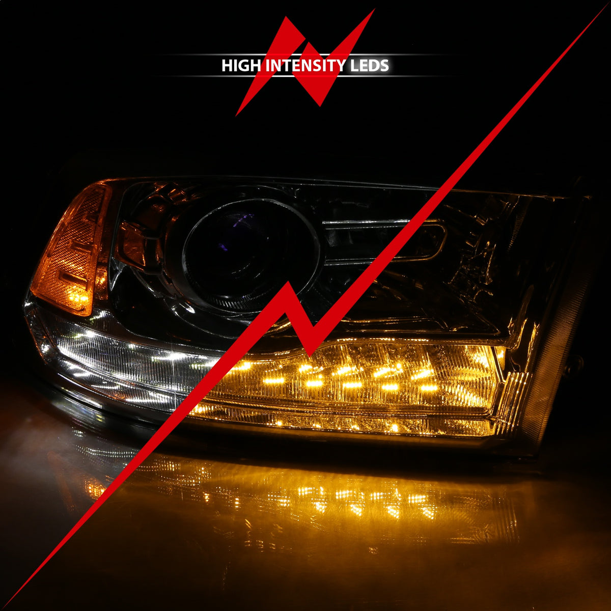 ANZO USA ZUKT_111440 Anzo ZUKT_111440 Projector Headlight Set for Ram 1500 for 111440
