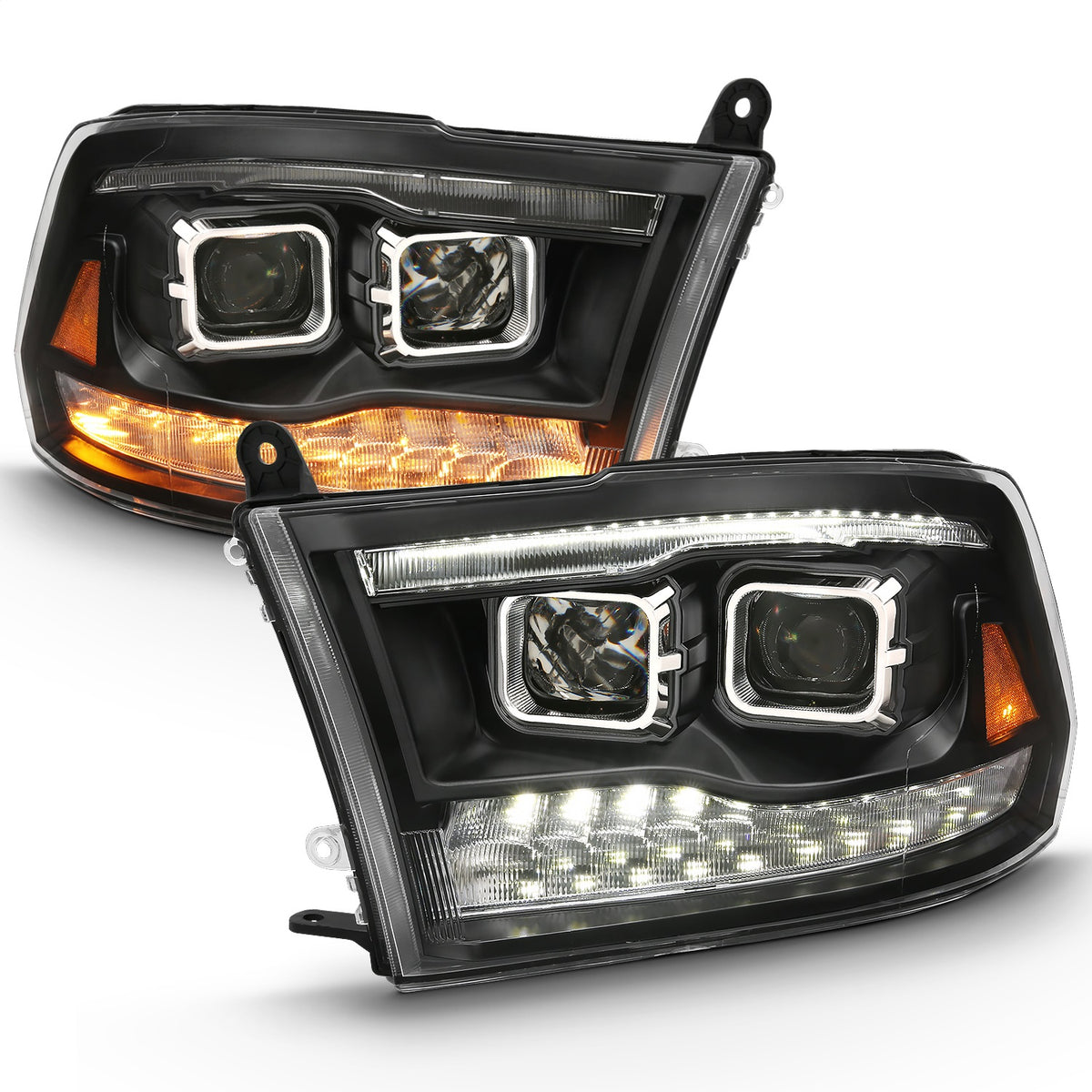 ANZO USA ZUKT_111441 Anzo ZUKT_111441 Projector Headlight Set for Ram 1500 for 111441