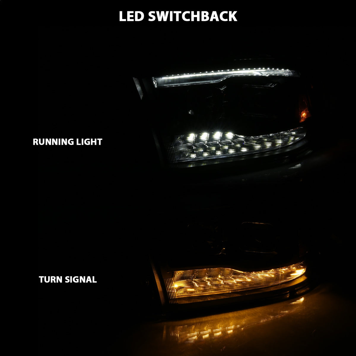 ANZO USA ZUKT_111441 Anzo ZUKT_111441 Projector Headlight Set for Ram 1500 for 111441