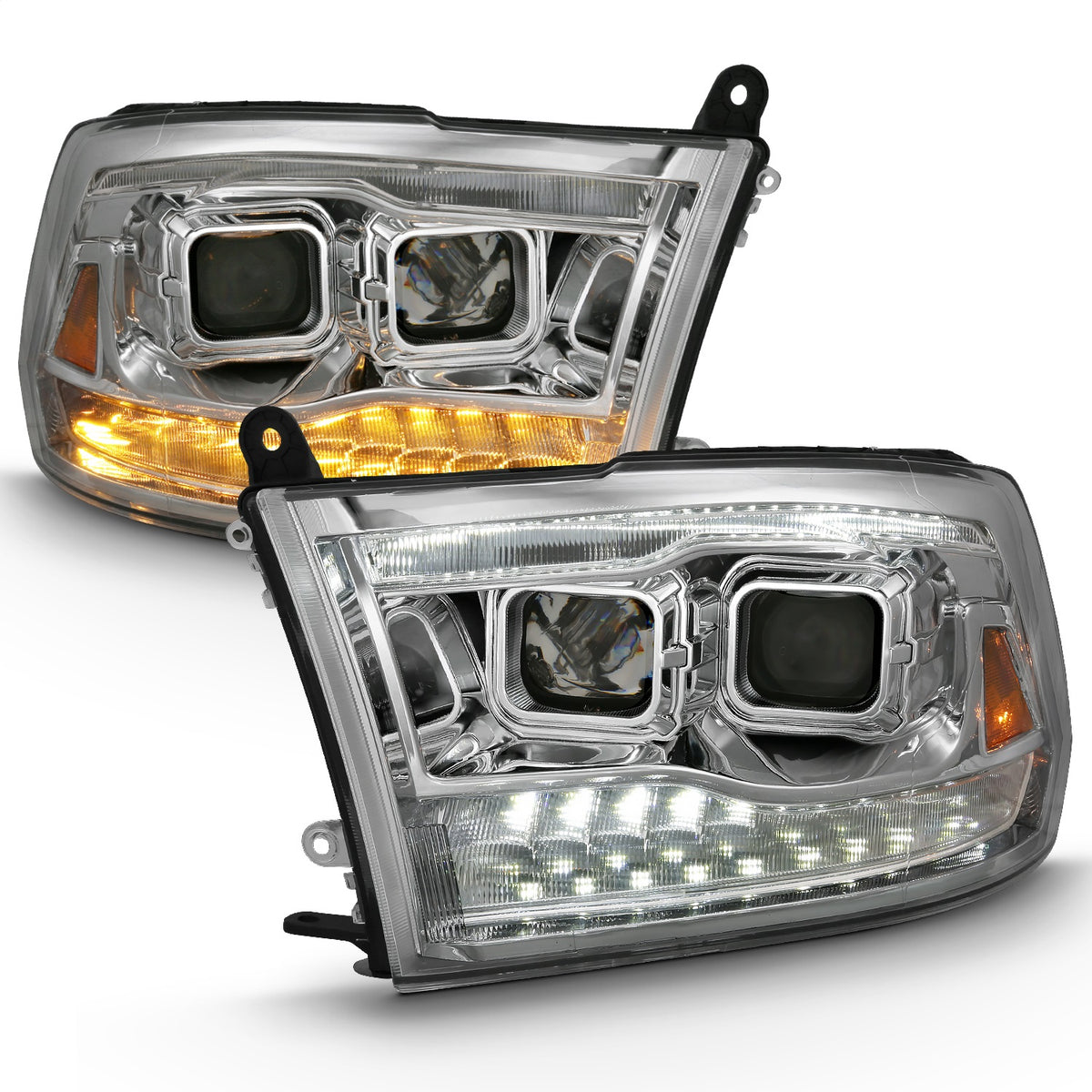 ANZO USA ZUKT_111442 Anzo ZUKT_111442 Projector Headlight Set for Ram 1500 for 111442