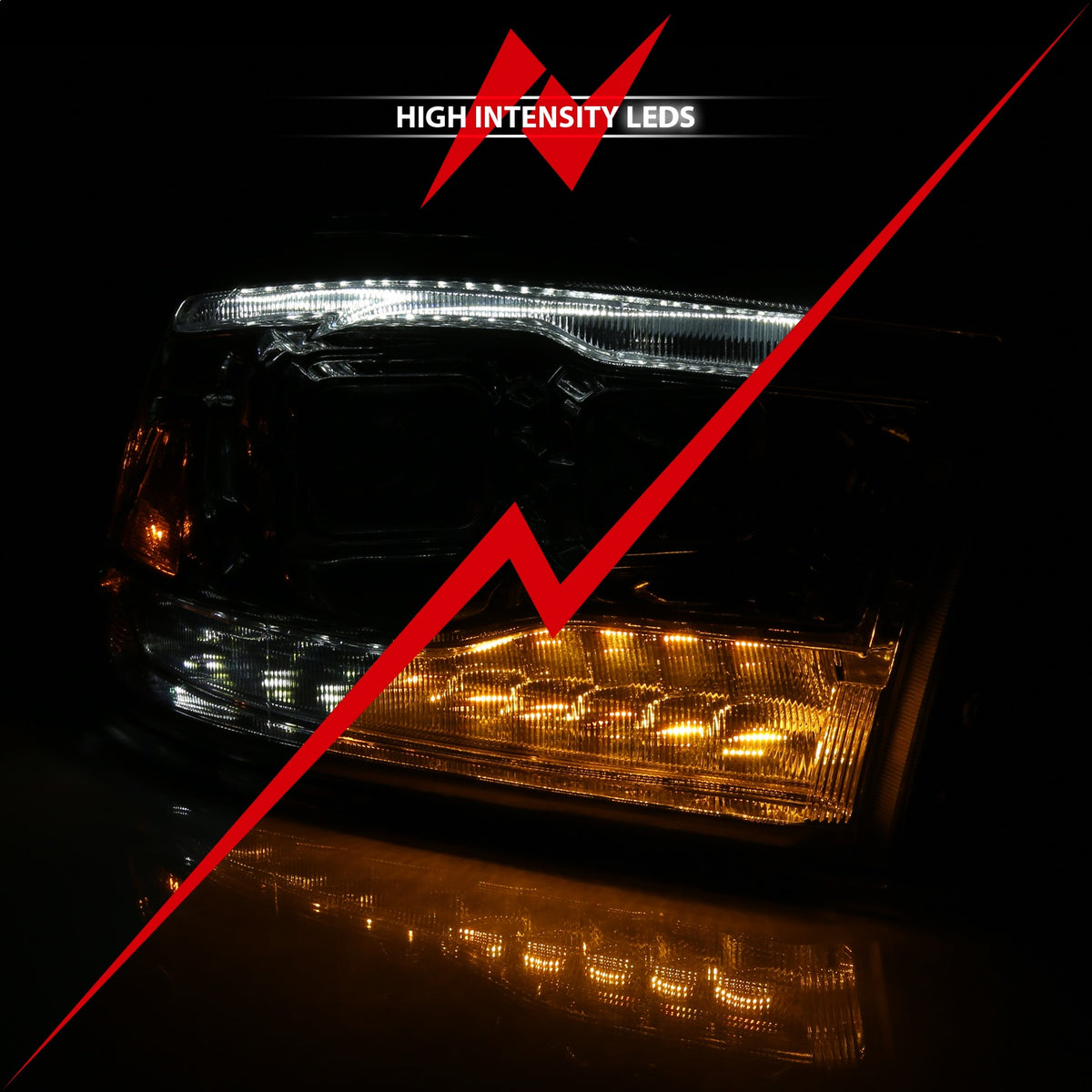 ANZO USA ZUKT_111442 Anzo ZUKT_111442 Projector Headlight Set for Ram 1500 for 111442