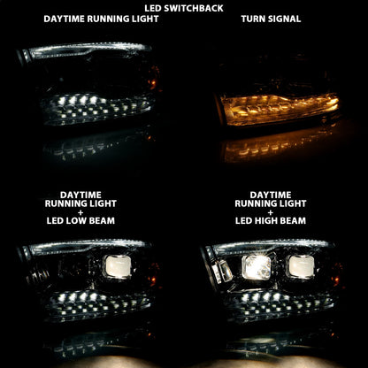 ANZO USA ZUKT_111442 Anzo ZUKT_111442 Projector Headlight Set for Ram 1500 for 111442