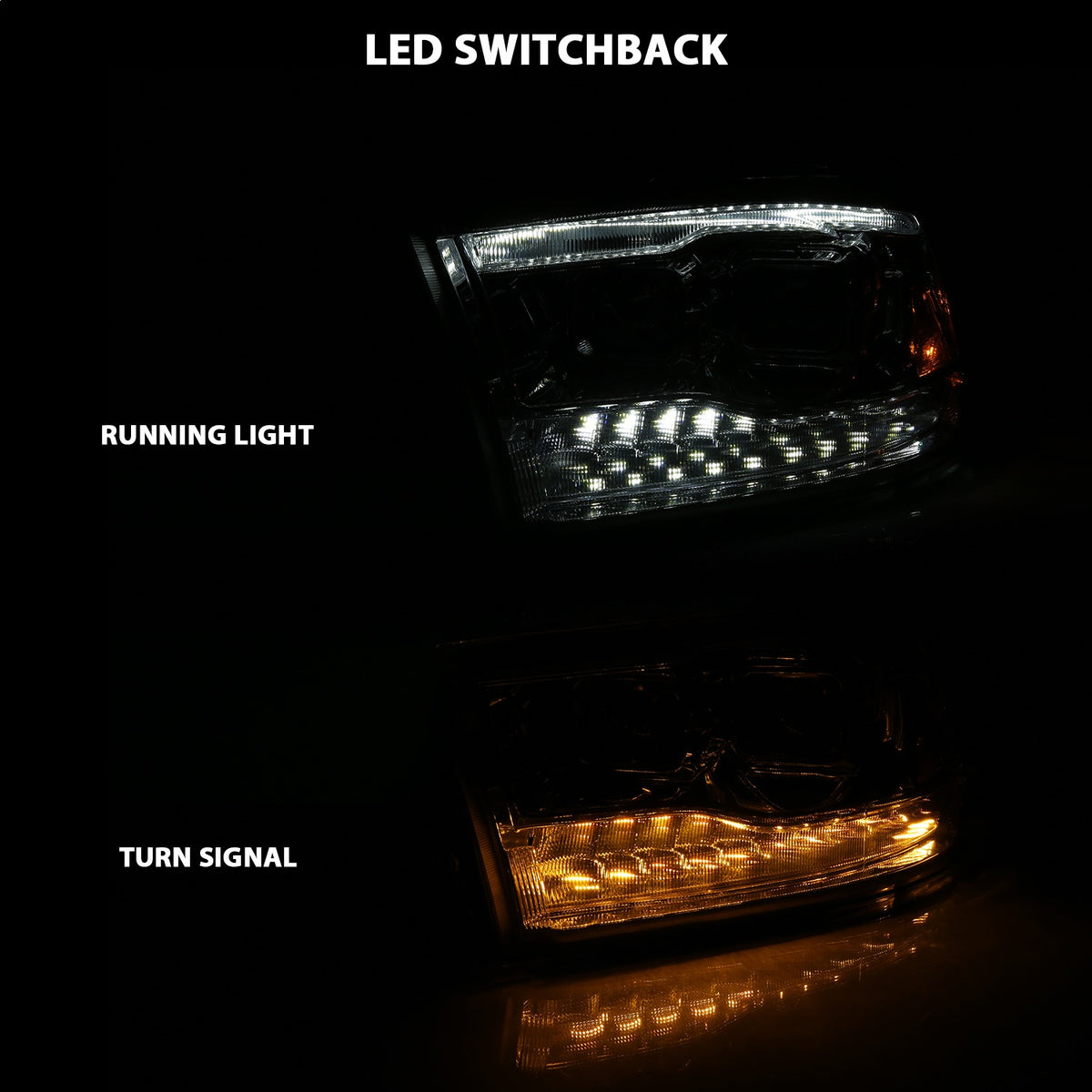 ANZO USA ZUKT_111442 Anzo ZUKT_111442 Projector Headlight Set for Ram 1500 for 111442