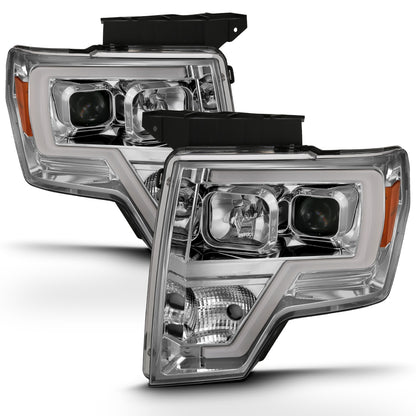 ANZO USA ZUKT_111444 Anzo ZUKT_111444 Projector Headlight Set Clear Lens Chrome