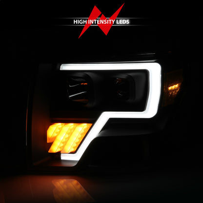 ANZO USA ZUKT_111445 Anzo ZUKT_111445 Projector Headlight Set Light Bar