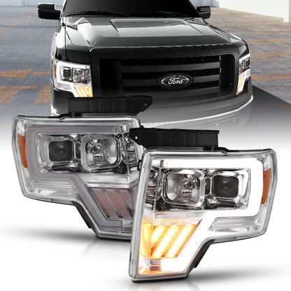 ANZO USA ZUKT_111446 Anzo ZUKT_111446 Projector Headlight Set Clear Lens Chrome