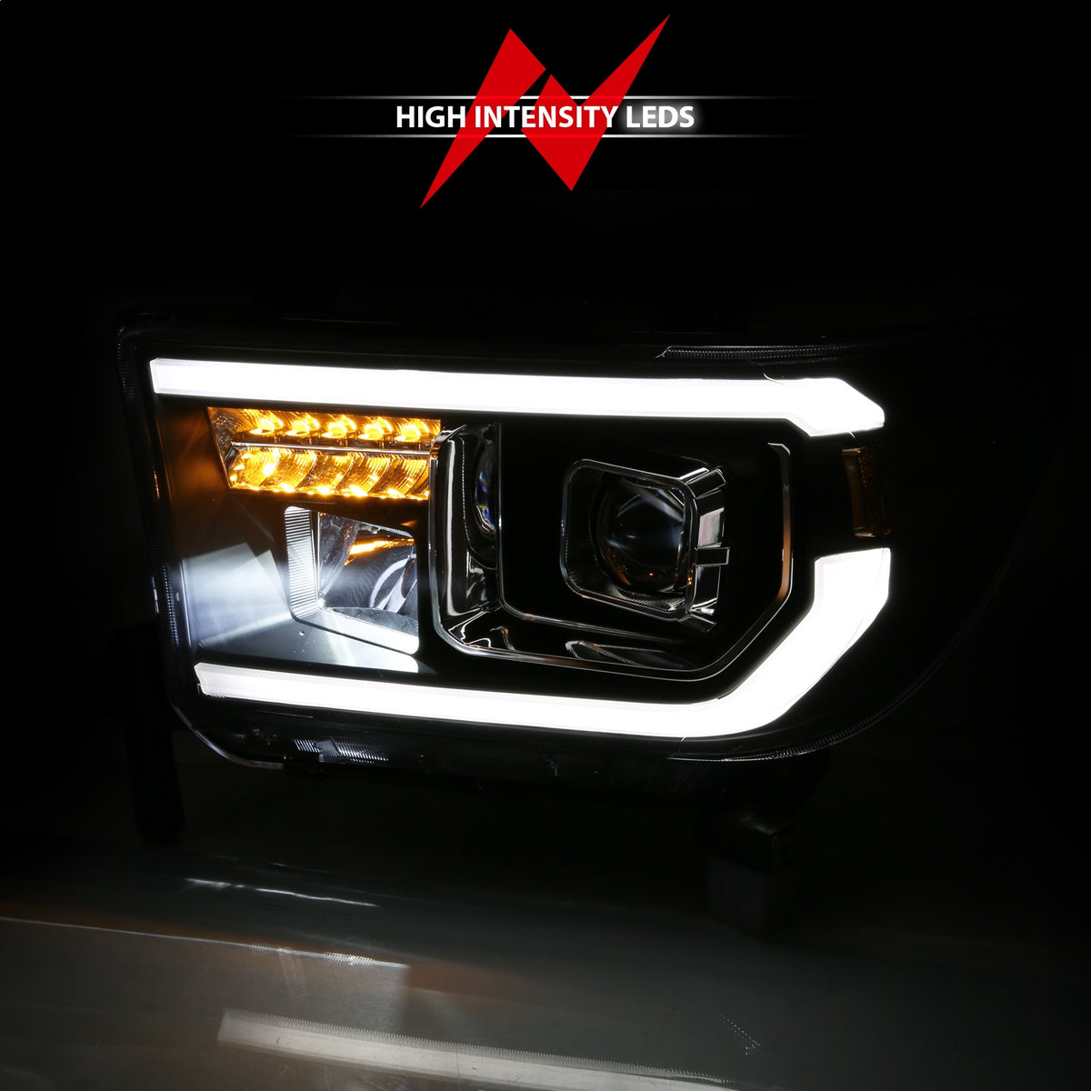 ANZO USA ZUKT_111447 Anzo ZUKT_111447 Projector Headlight Set Light Bar