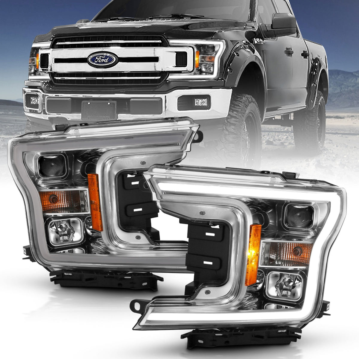 ANZO USA ZUKT_111468 Anzo ZUKT_111468 Projector Headlight Set