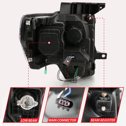 ANZO USA ZUKT_111470 Anzo ZUKT_111470 Projector Headlight Set