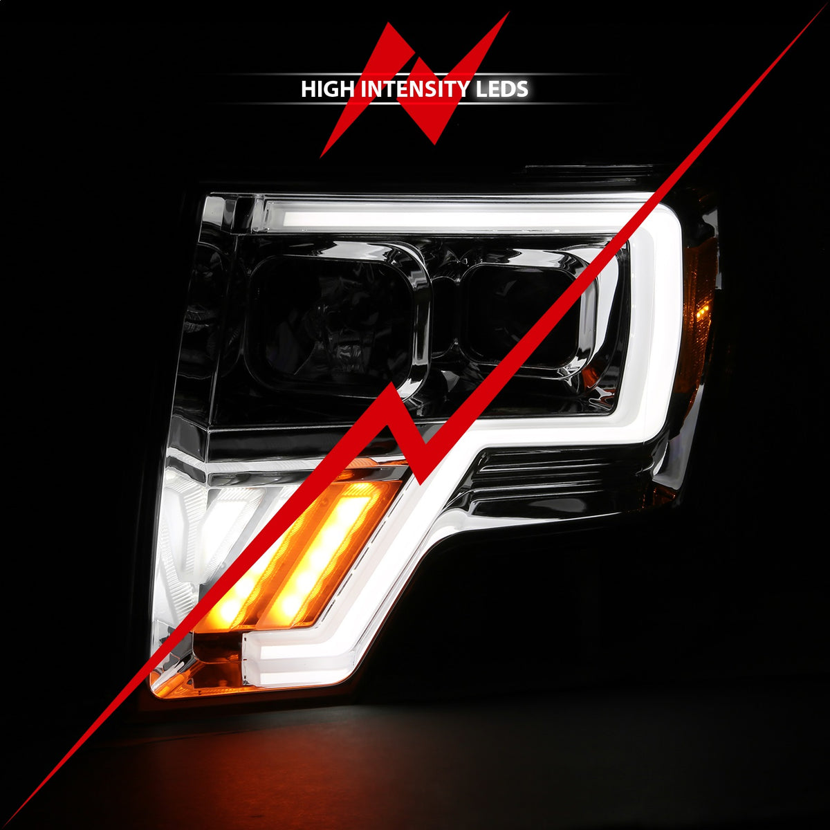 ANZO USA ZUKT_111470 Anzo ZUKT_111470 Projector Headlight Set
