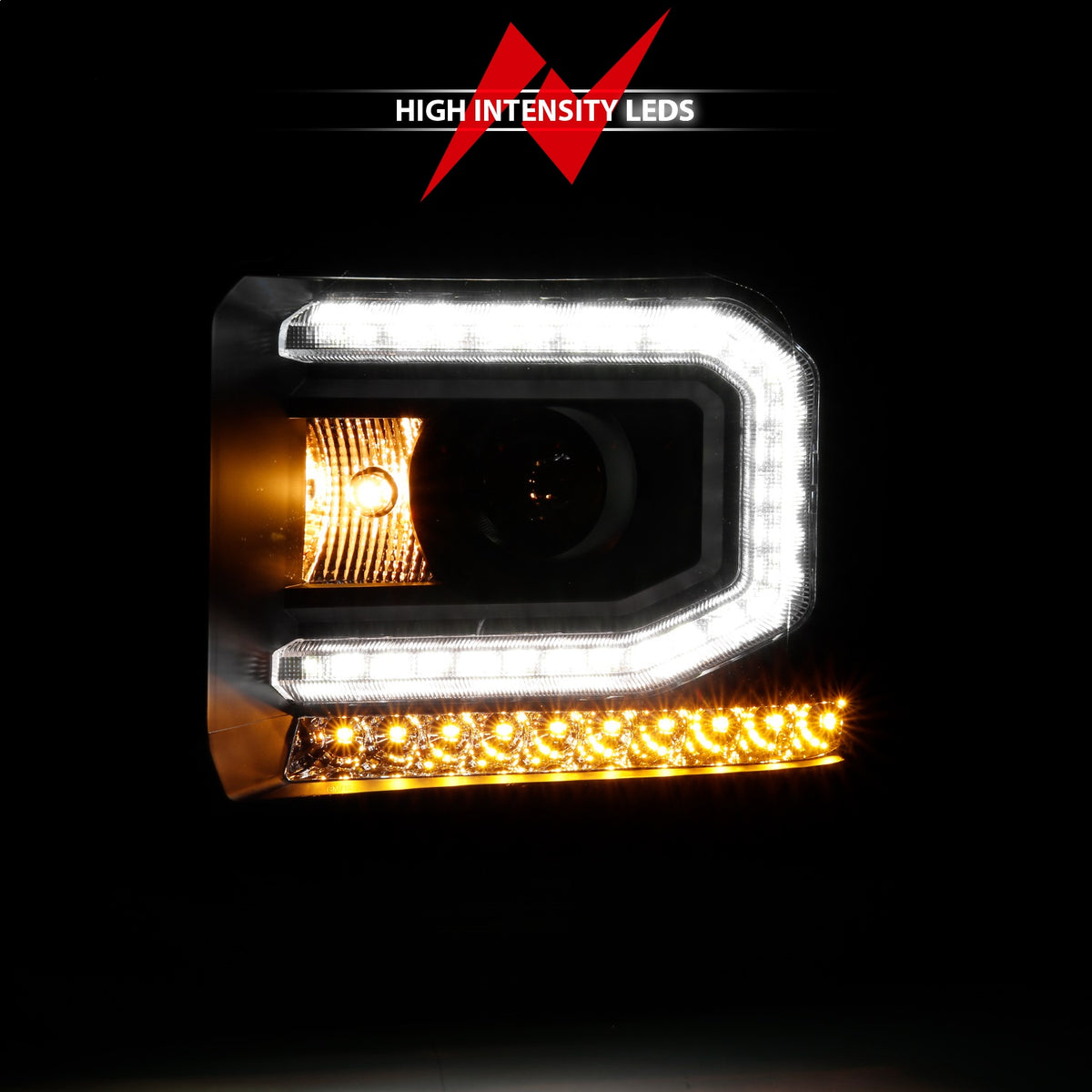 ANZO USA ZUKT_111485 Anzo ZUKT_111485 Projector Headlight Set