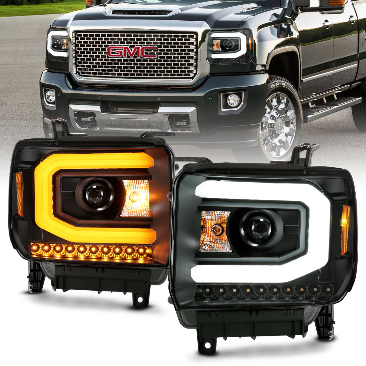 ANZO USA ZUKT_111487 Anzo ZUKT_111487 Projector Headlight Set