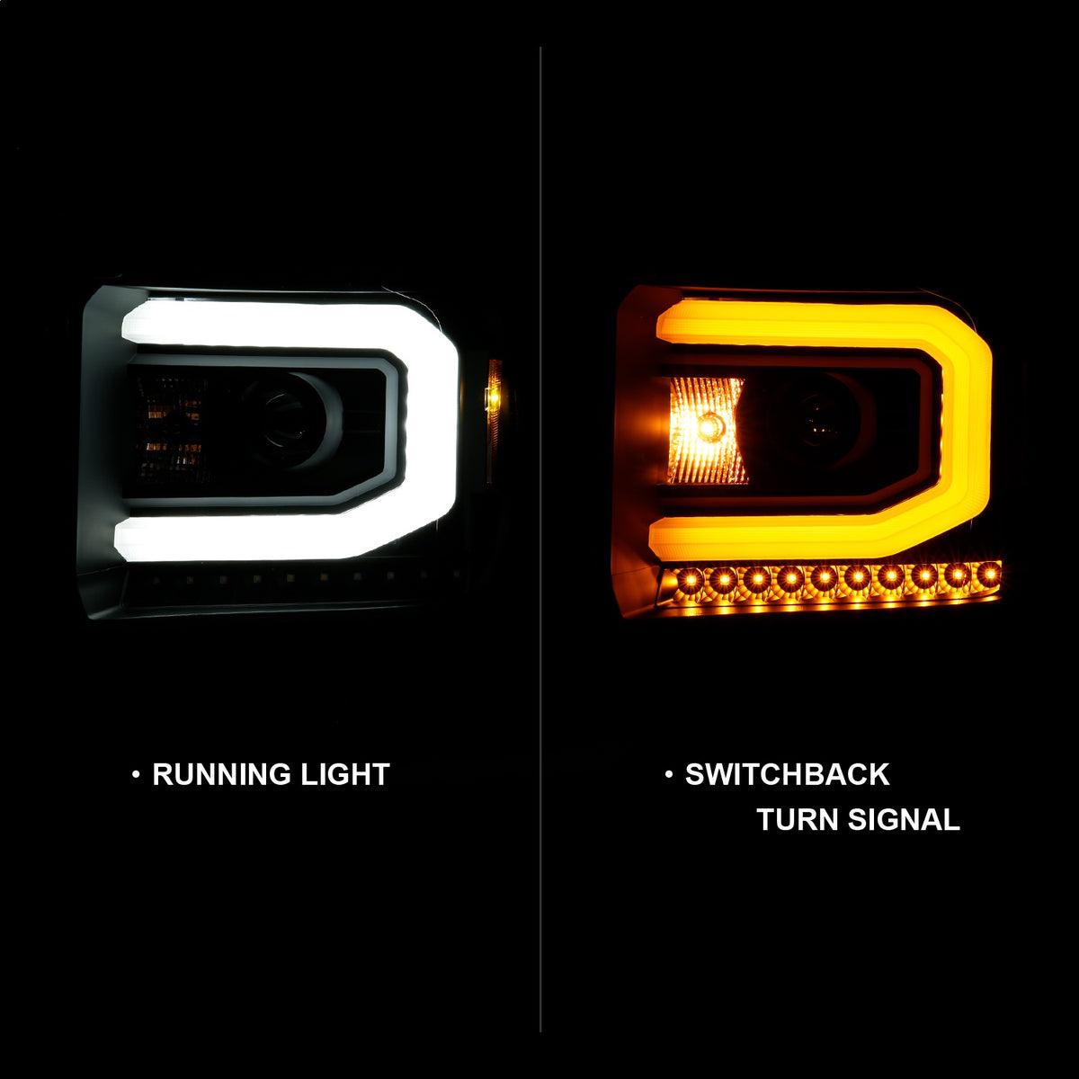 ANZO USA ZUKT_111487 Anzo ZUKT_111487 Projector Headlight Set