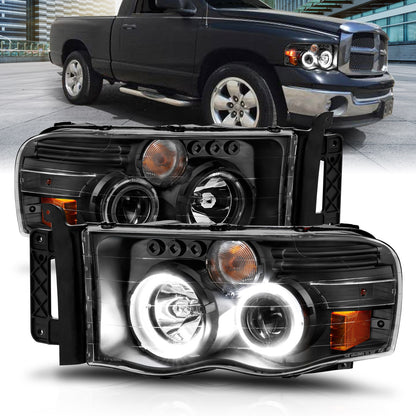 ANZO USA ZUKT_111490 Anzo ZUKT_111490 Projector Headlight Set for Ram 1500 for 111490