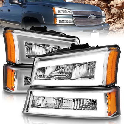 ANZO USA ZUKT_111502 Anzo ZUKT_111502 Chorme Housing Pair w/ Light Bar
