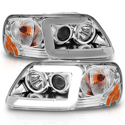 ANZO USA ZUKT_111504 Anzo ZUKT_111504 Lens Chorme Housing w/ Light Bar