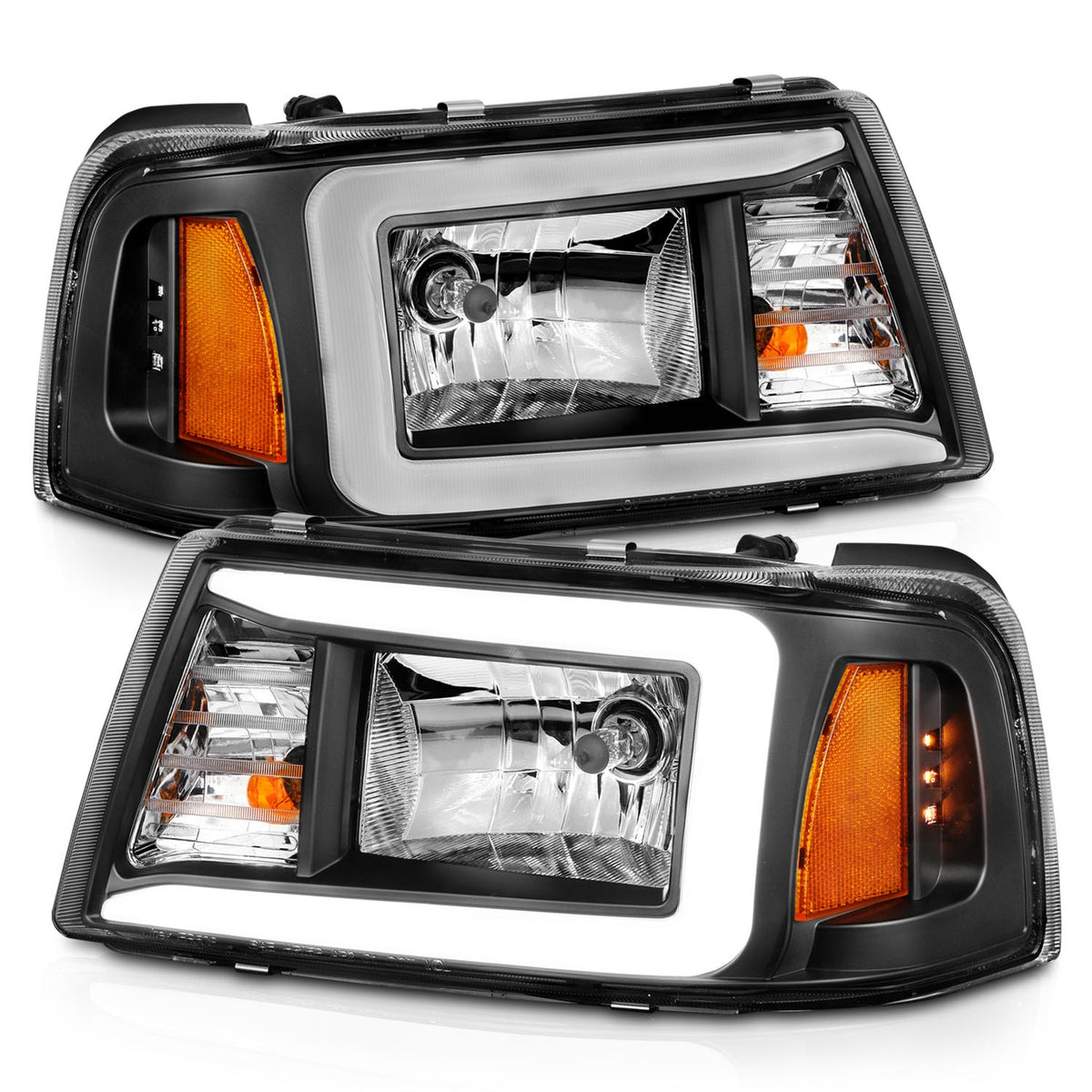ANZO USA ZUKT_111511 Anzo ZUKT_111511 Black Housing Pair w/ Light Bar