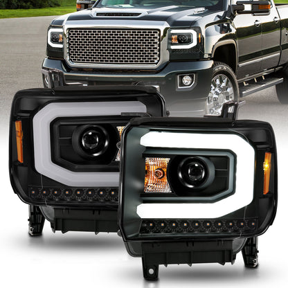 ANZO USA ZUKT_111513 Anzo ZUKT_111513 Lens Black Housing w/ Light Bar