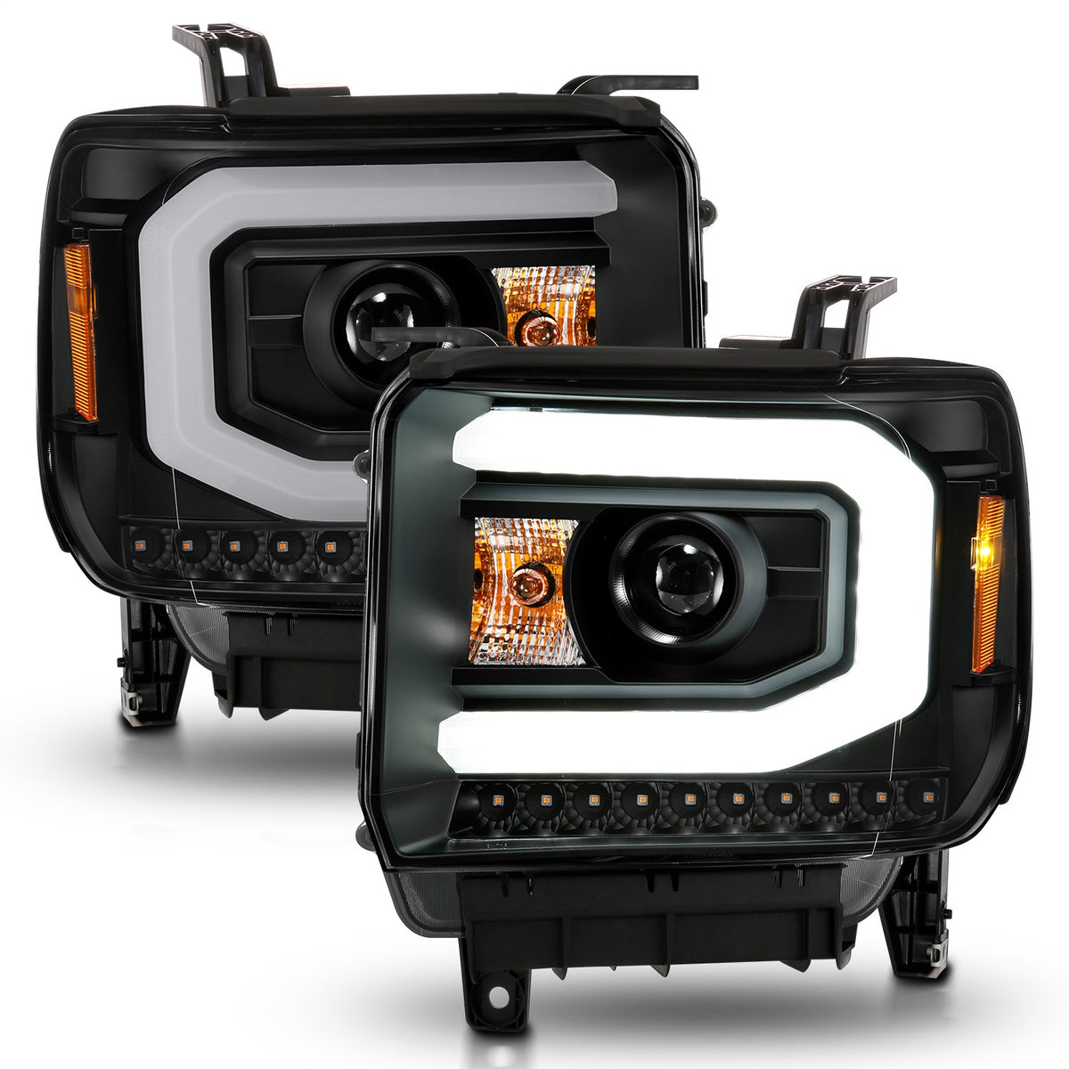 ANZO USA ZUKT_111513 Anzo ZUKT_111513 Lens Black Housing w/ Light Bar