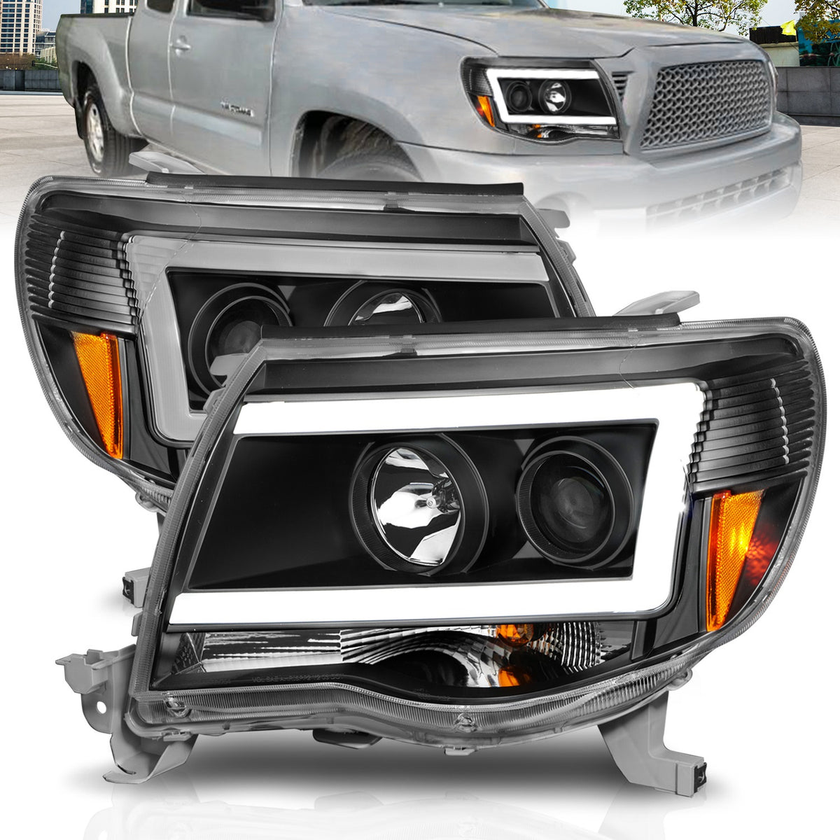 ANZO USA ZUKT_111517 Anzo ZUKT_111517 Lens Black Housing w/ Light Bar