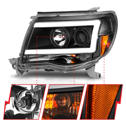 ANZO USA ZUKT_111517 Anzo ZUKT_111517 Lens Black Housing w/ Light Bar