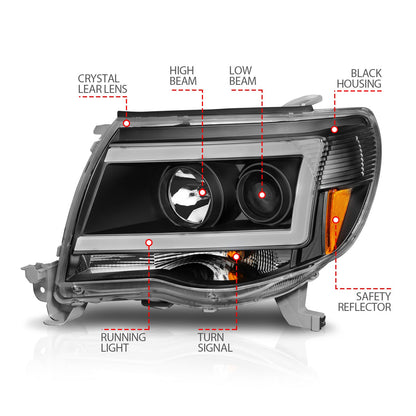 ANZO USA ZUKT_111517 Anzo ZUKT_111517 Lens Black Housing w/ Light Bar