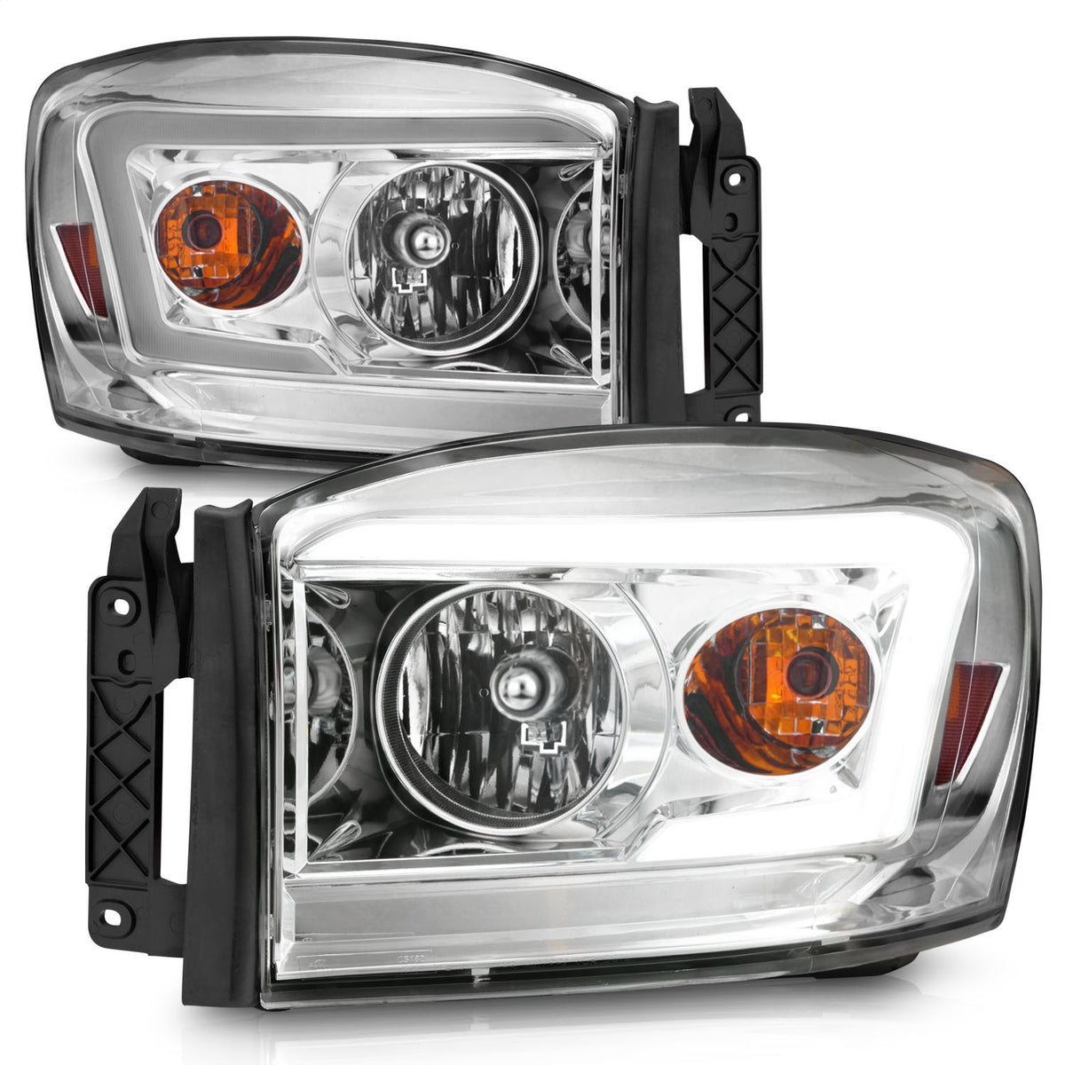 ANZO USA ZUKT_111525 Anzo ZUKT_111525 Lens Chrome Housing w/ Light for Ram 1500 for 111525