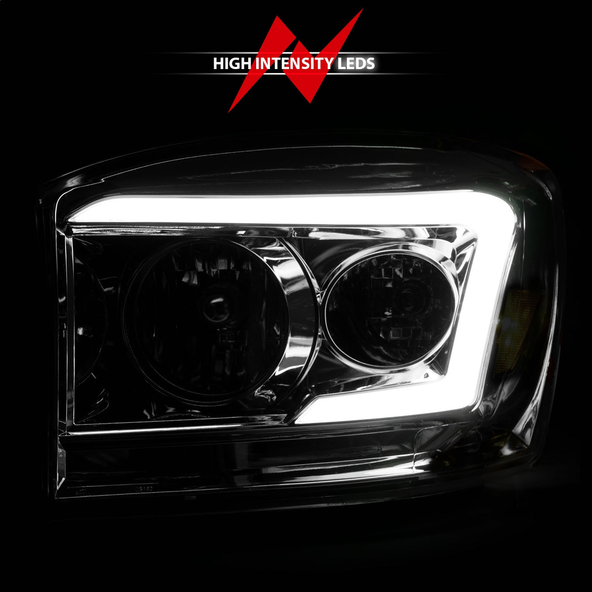 ANZO USA ZUKT_111525 Anzo ZUKT_111525 Lens Chrome Housing w/ Light for Ram 1500 for 111525