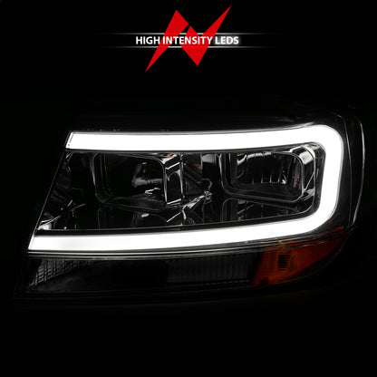 ANZO USA ZUKT_111538 Anzo ZUKT_111538 Chrome Housing Pair w/ Light Bar