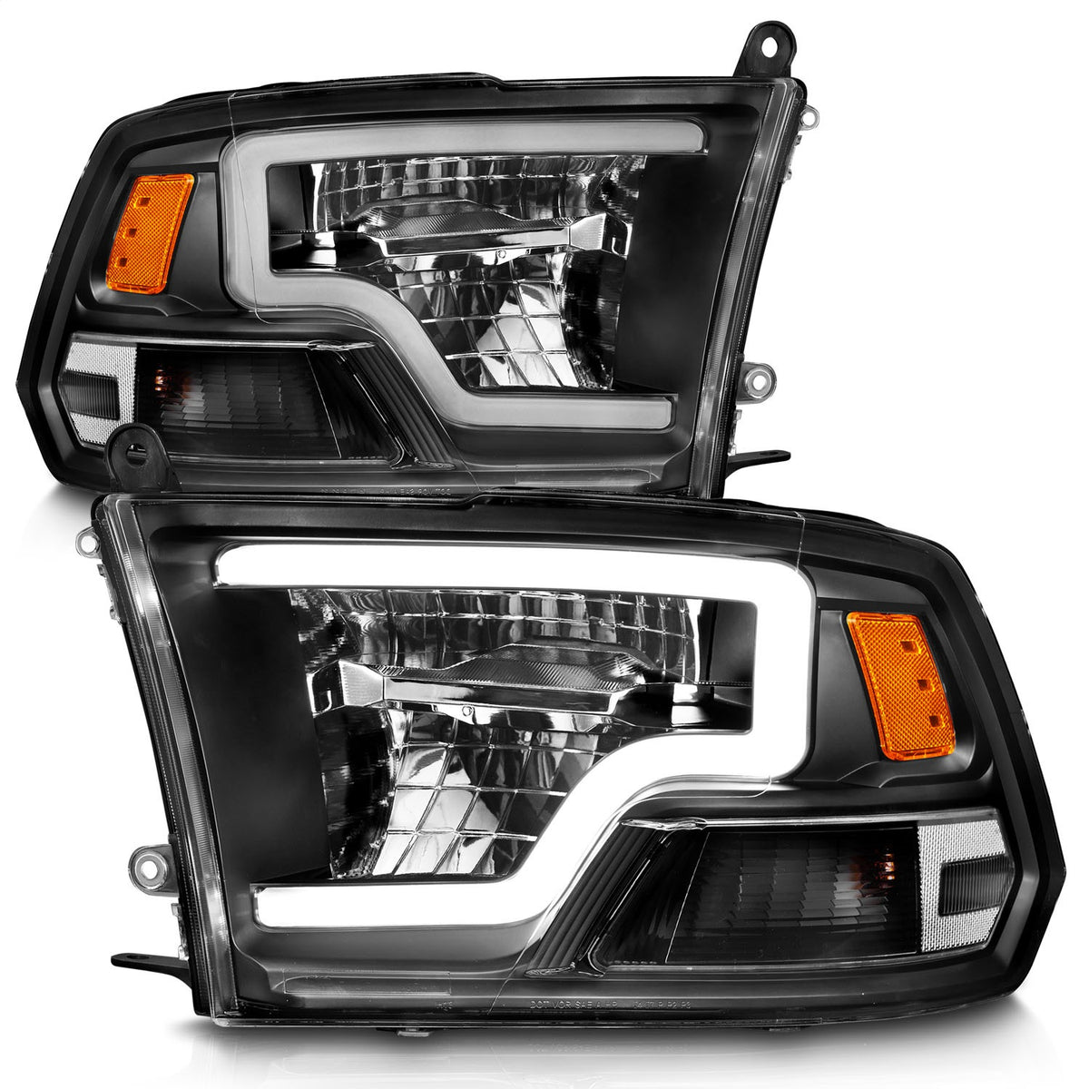 ANZO USA ZUKT_111539 Anzo ZUKT_111539 Square Black Housing w for Ram 1500 for 111539