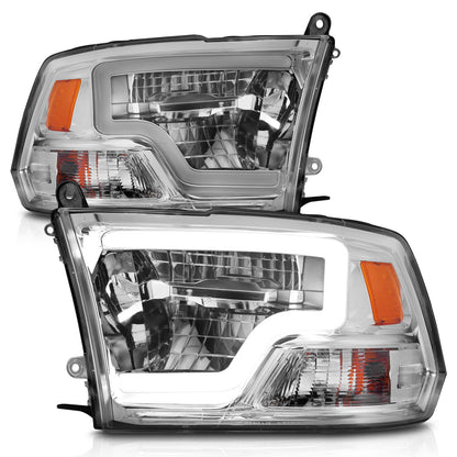 ANZO USA ZUKT_111540 Anzo ZUKT_111540 Square Chrome Housing w for Ram 1500 for 111540
