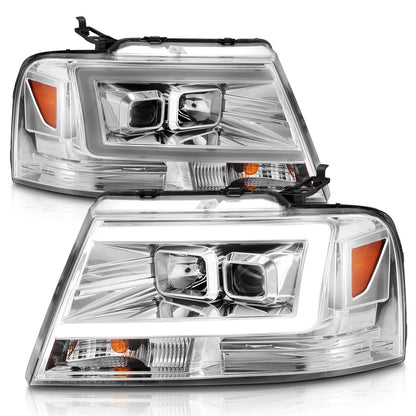 ANZO USA ZUKT_111542 Anzo ZUKT_111542 Lens Chrome Housing w/ Light Bar