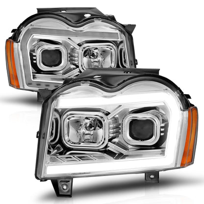ANZO USA ZUKT_111544 Anzo ZUKT_111544 Set Chrome Housing w/ Light Bar