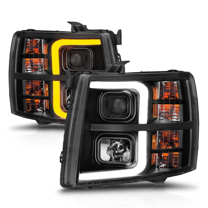 ANZO USA ZUKT_111545 Anzo ZUKT_111545 Set Black Housing w/ Light Bar