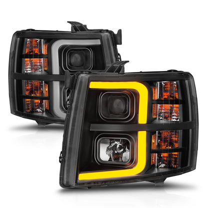 ANZO USA ZUKT_111545 Anzo ZUKT_111545 Set Black Housing w/ Light Bar