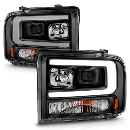 ANZO USA ZUKT_111551 Anzo ZUKT_111551 Set Black Housing w/ Light Bar