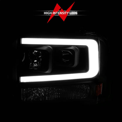 ANZO USA ZUKT_111551 Anzo ZUKT_111551 Set Black Housing w/ Light Bar