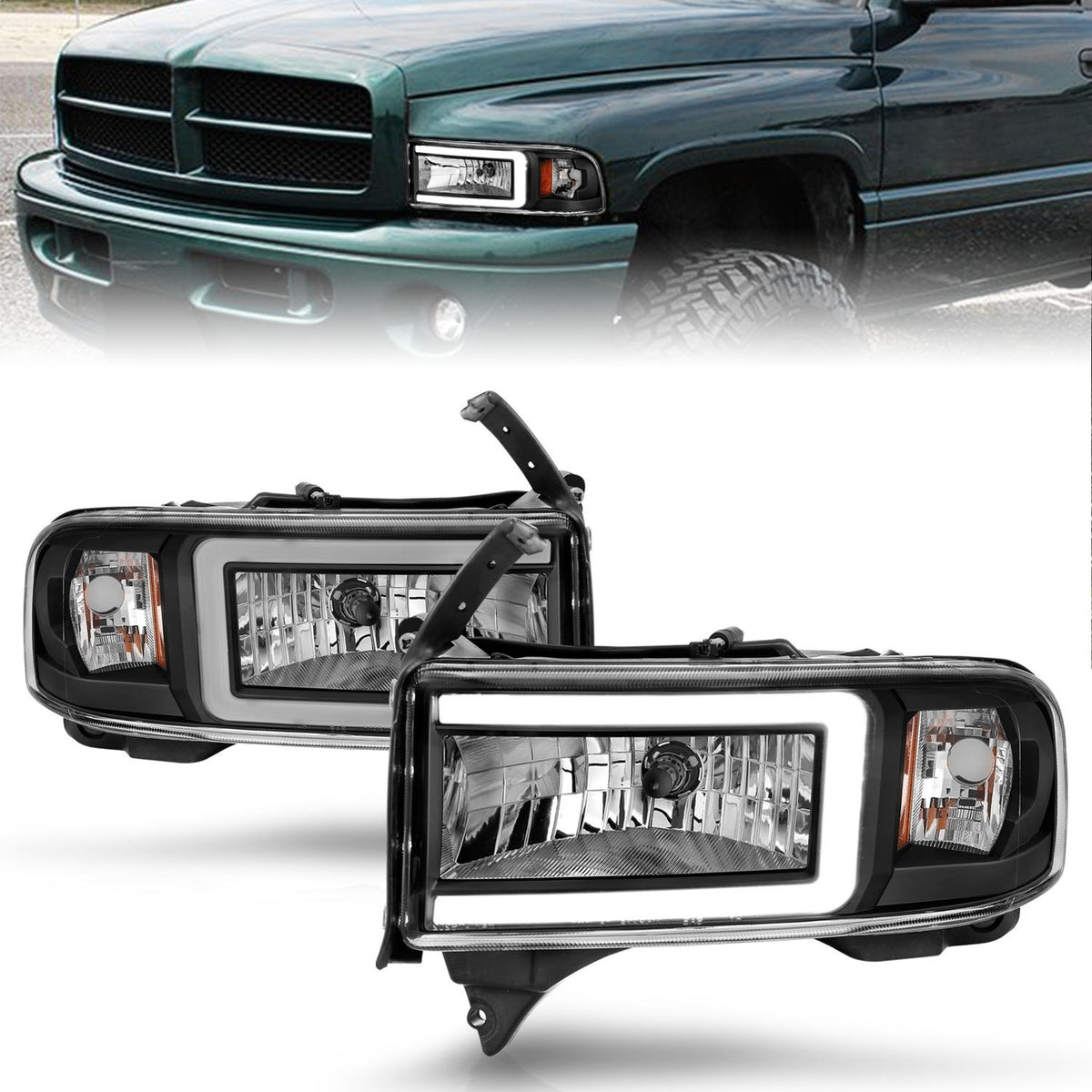 ANZO USA ZUKT_111554 Anzo ZUKT_111554 Crystal Headlight Set w for Ram 2500 for 111554