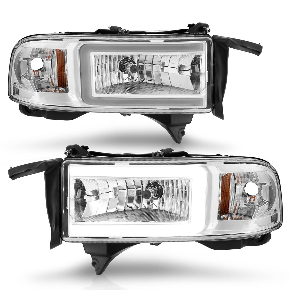 ANZO USA ZUKT_111555 Anzo ZUKT_111555 Crystal Headlight Set w for Ram 2500 for 111555