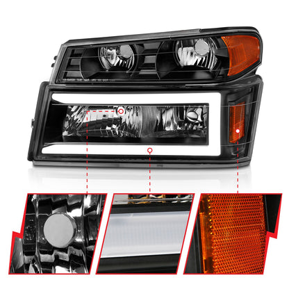 ANZO USA ZUKT_111558 Anzo ZUKT_111558 Black Housing Pair w/ Light Bar