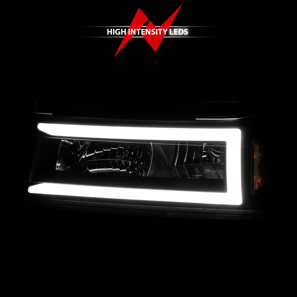 ANZO USA ZUKT_111558 Anzo ZUKT_111558 Black Housing Pair w/ Light Bar