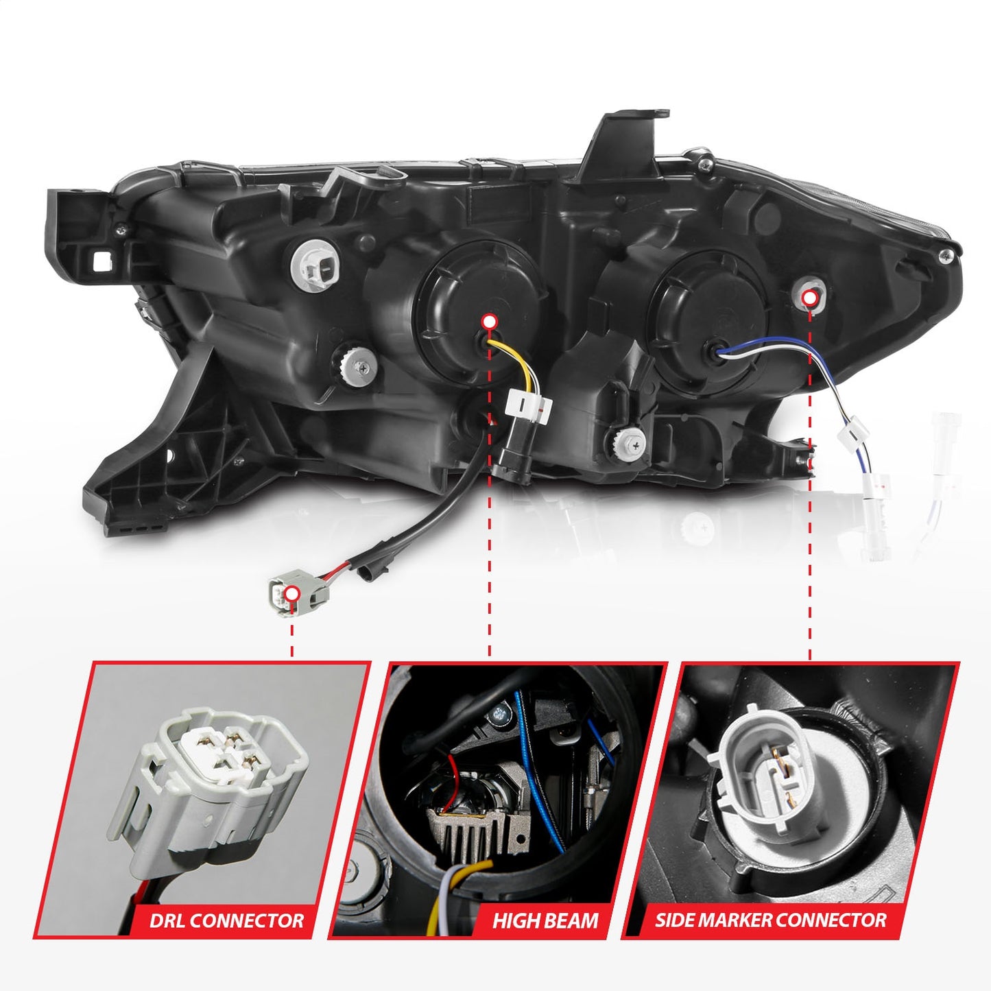 Projector Headlight Set