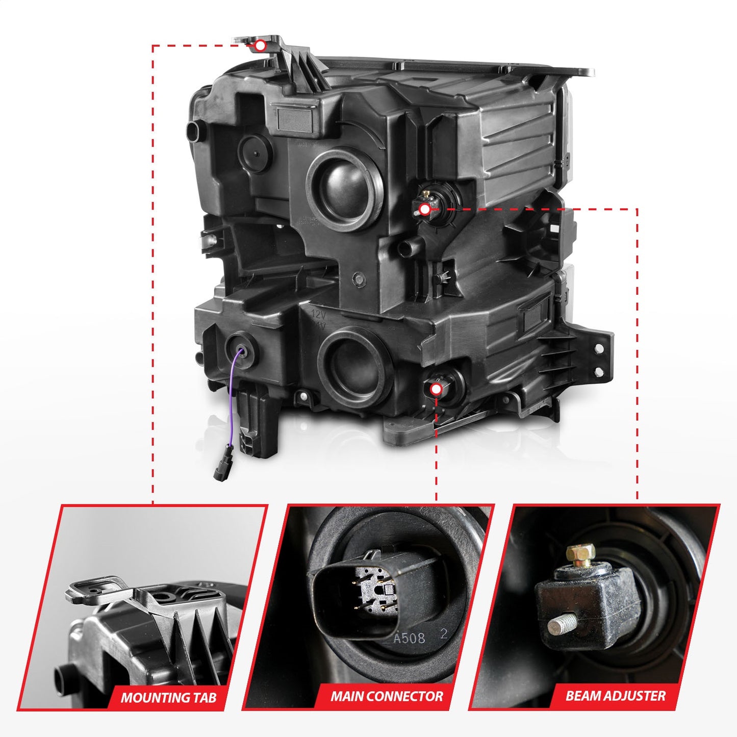 LED Projector Headlight