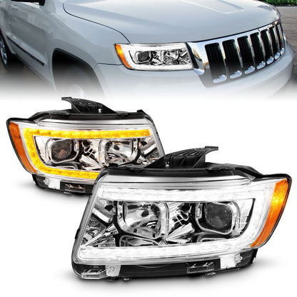 ANZO USA ZUKT_111569 Anzo ZUKT_111569 Lens Chrome Housing w/ Light Bar